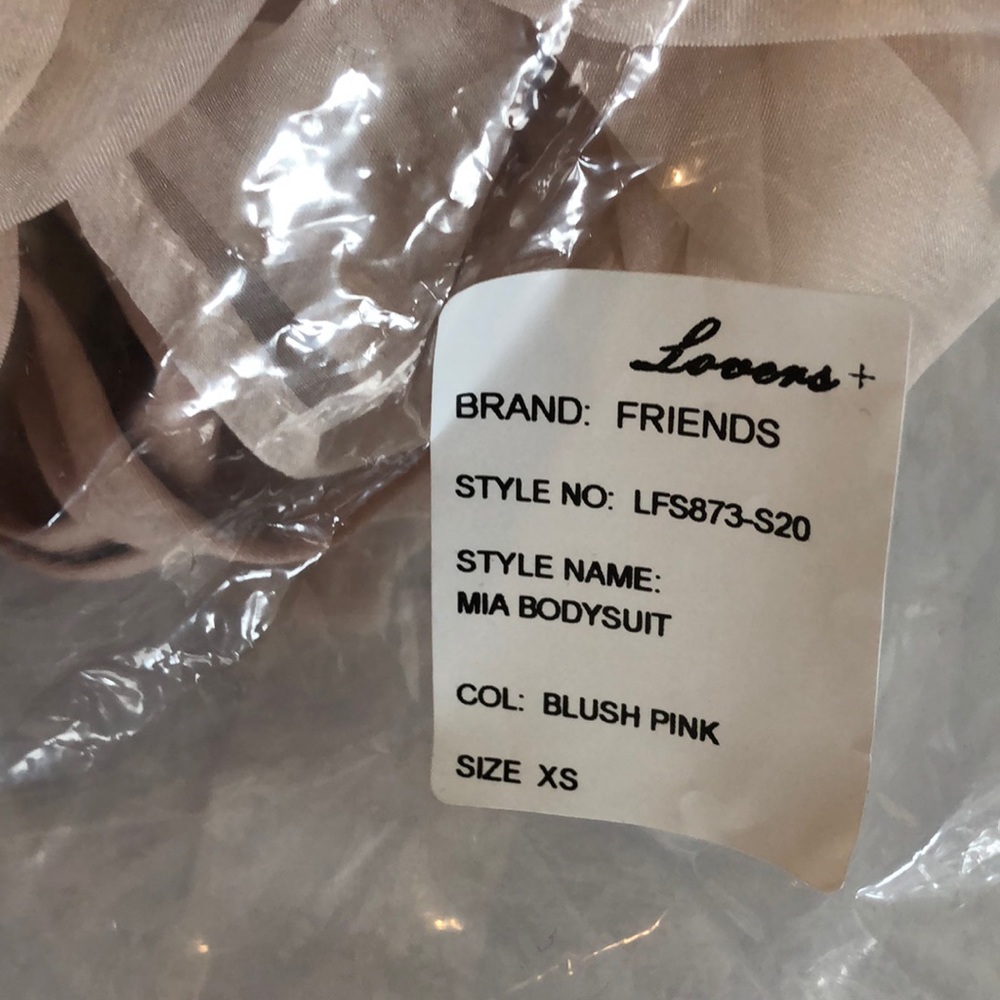 LOVERS AND FRIENDS MIA BODYSUIT in Blush Pink - Picture 10 of 14